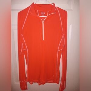Mountain HardWear Women's Orange Long Sleeve Shirt  Medium 1/2 Zip , Like New 🧡